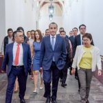 Mario Riestra, presentó su proyecto de gobierno ante las y los consejeros universitarios de la Benemérita Universidad Autónoma de Puebla (BUAP)